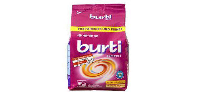 ผงซักผ้า Burti: ชุดรูปแบบบทวิจารณ์