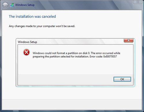 ข้อผิดพลาดการปรับปรุง 0x80070057 สำหรับ Windows 7