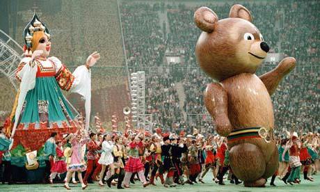 หมีโอลิมปิกเป็นสัญลักษณ์และพระเครื่องของกีฬาโอลิมปิกฤดูร้อน 1980