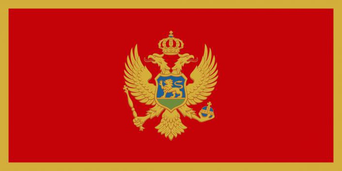 ธงและแขนเสื้อของมอนเตรเนโกร สัญลักษณ์ทางการของประเทศ